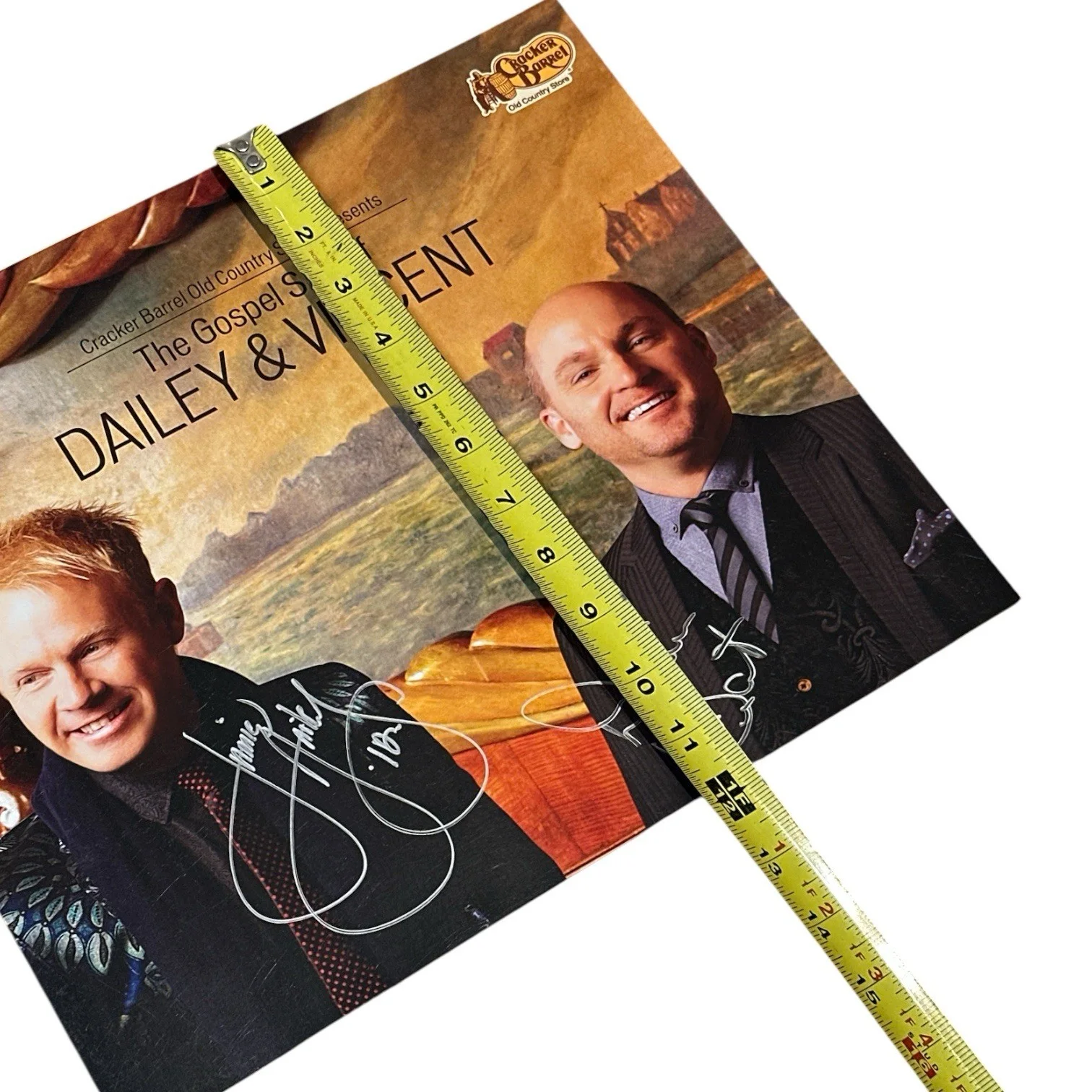 Dailey & Vincent Signed Autograph 2012 “Gospel Side” Album Promo Poster!, image 4
