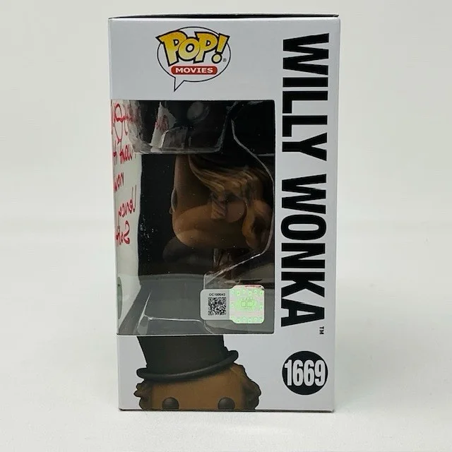 Julie Dawn Cole Signed Willy Wonka & The Chocolate Factory Funko Pop #1669 OC, изображение 5