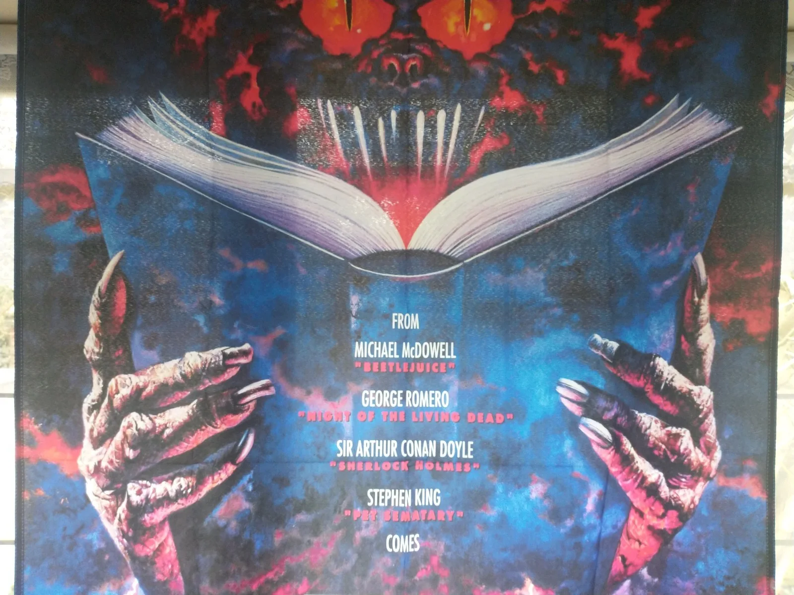 Tales from the Darkside: The Movie, Promo Artwork 1990 Film as a Large Flag, изображение 3