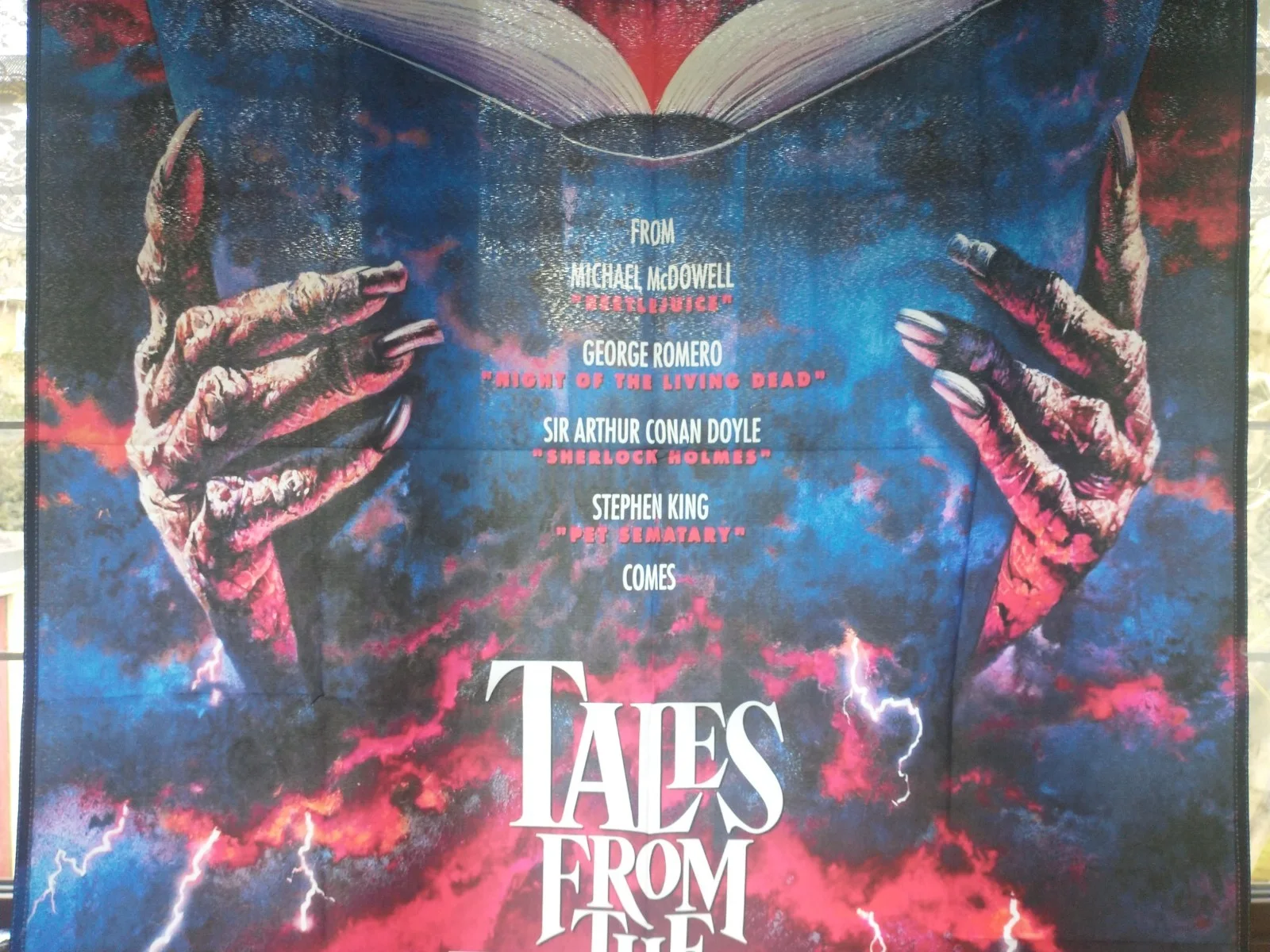 Tales from the Darkside: The Movie, Promo Artwork 1990 Film as a Large Flag, изображение 4