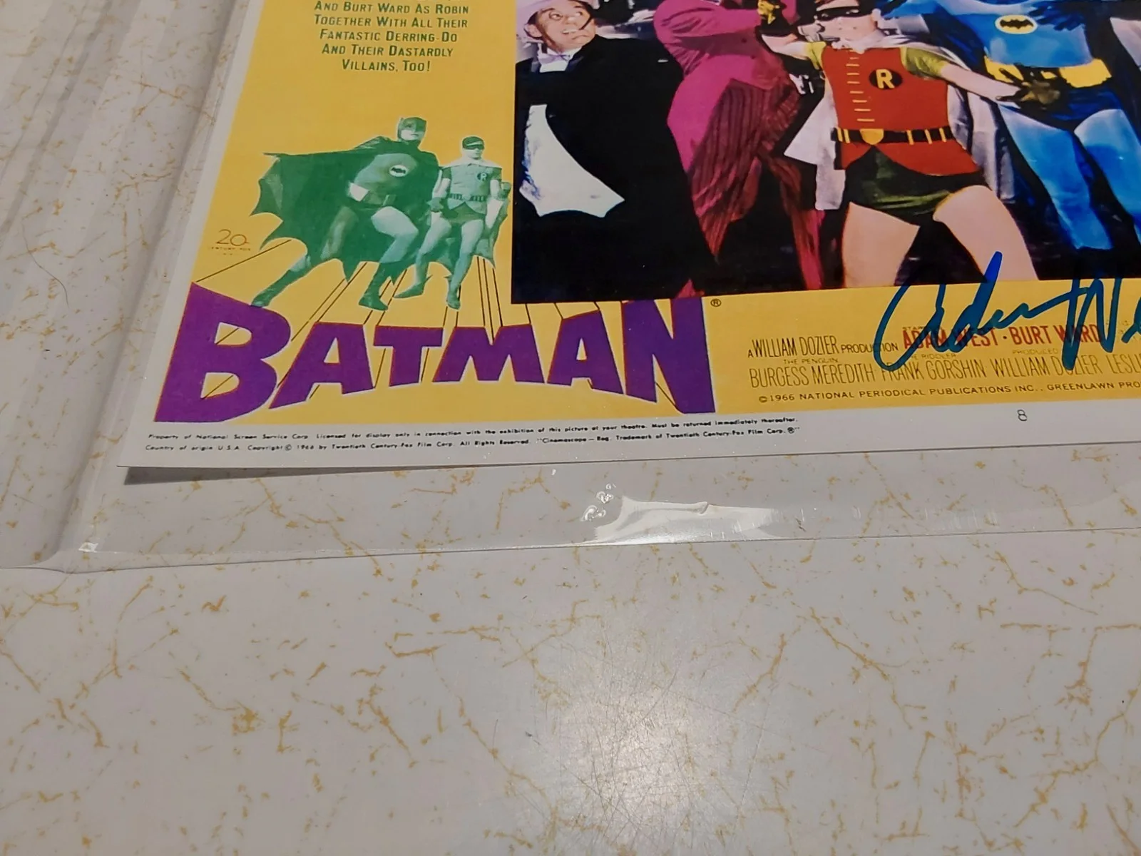 Adam West — Adam West Signed Autographed Batman 8x10 Promo Photo Autograph 1966 TV Series, изображение 2