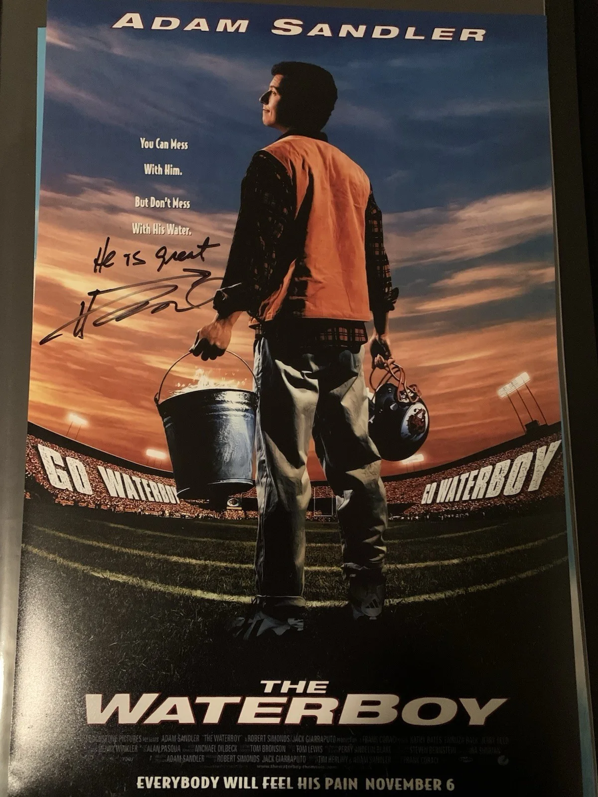 henry winkler signed Water Boy 8x12 Pic Photo, изображение 2