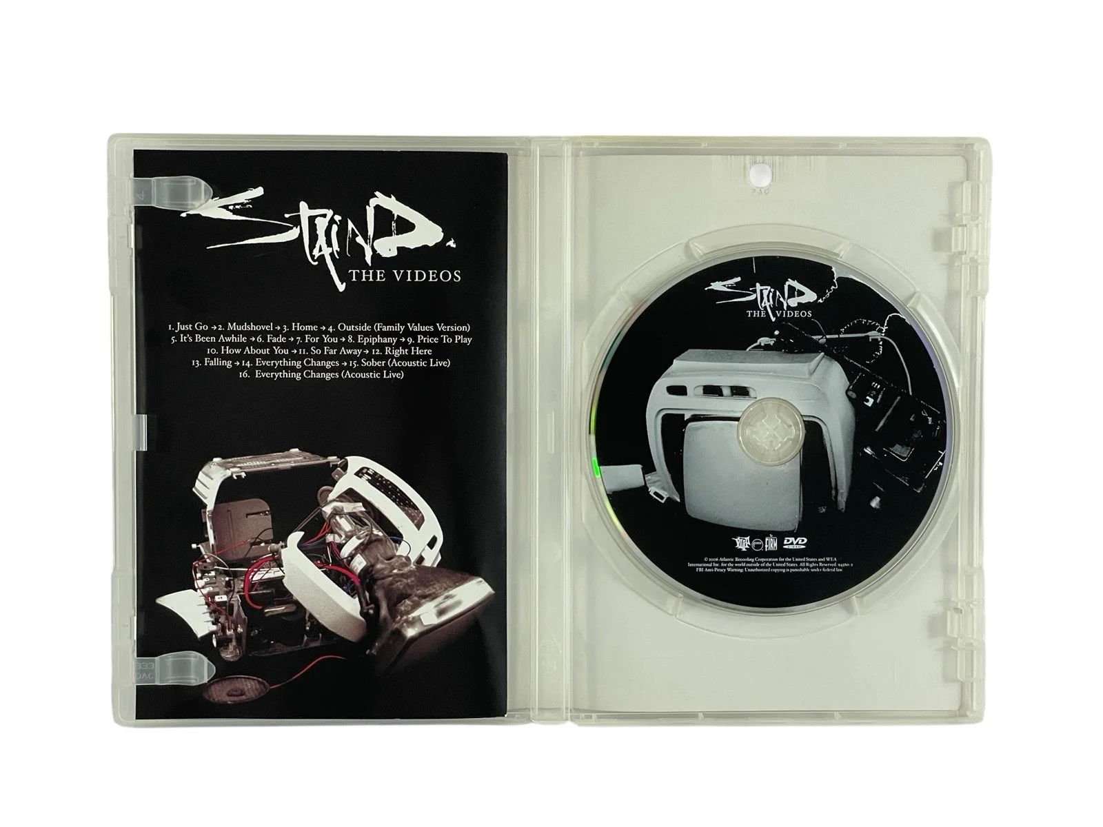 Staind Rare Original Lineup Band Signed The Videos DVD All 4 Members ACOA COA, image 3