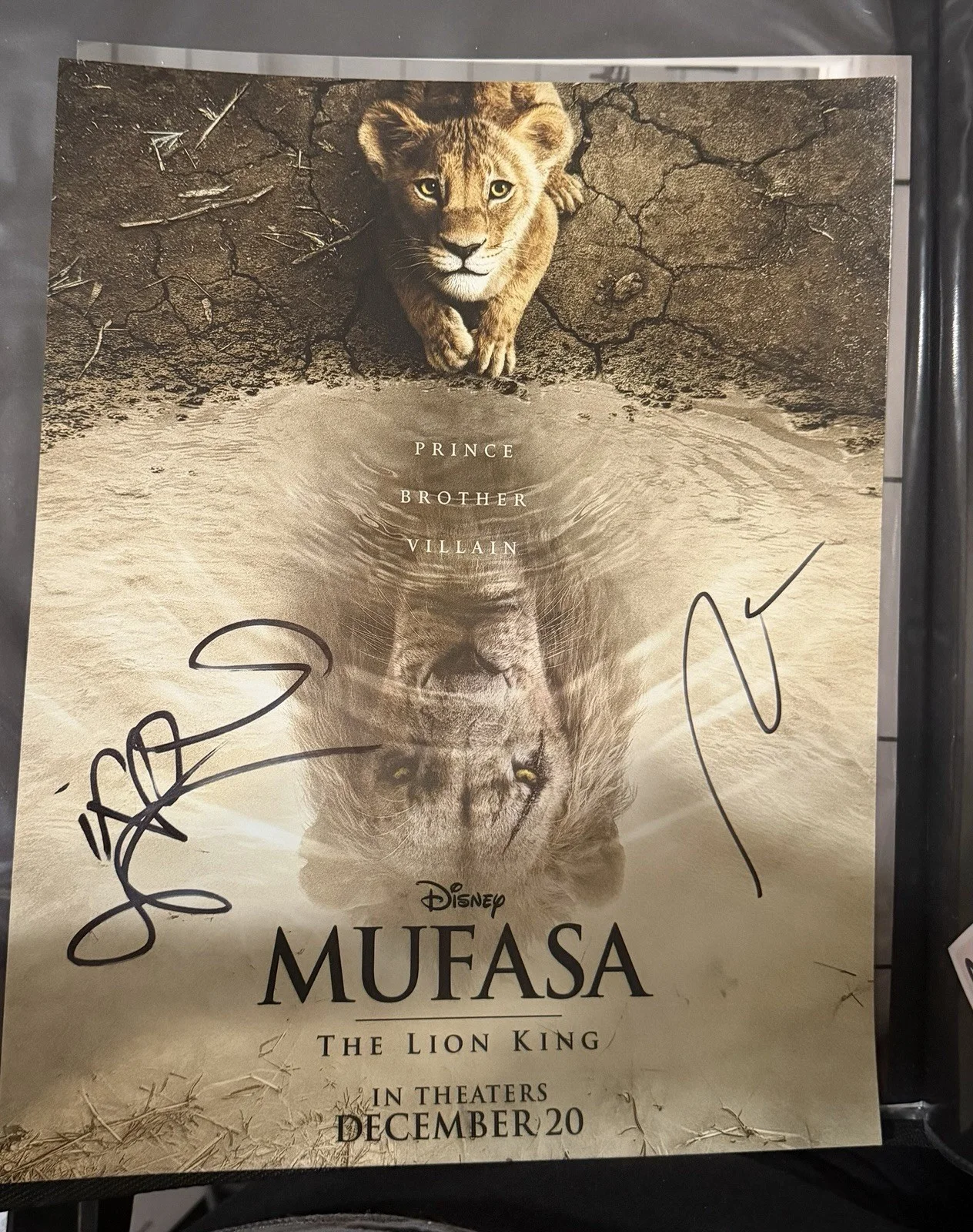 Billy eichner — Aaron Pierre, Billy Eichner Disney Lion King SIGNED 11x14 Photo Autographed, изображение 5