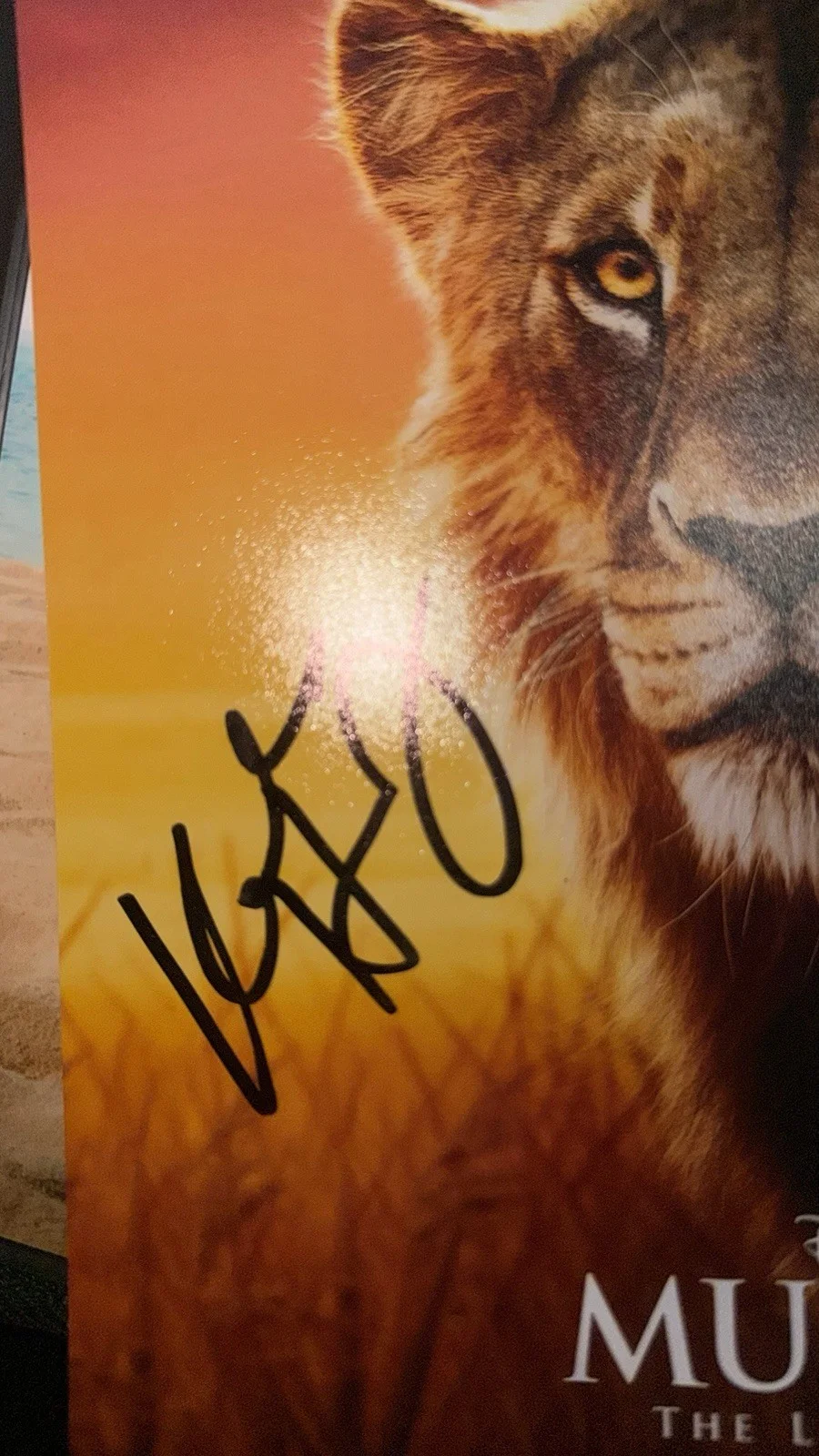 Kelvin Harrison, Jr — Kelvin Harrison, Jr. Disney The Lion King SIGNED 'Taka’ 8x10 Photo Autograph, изображение 3