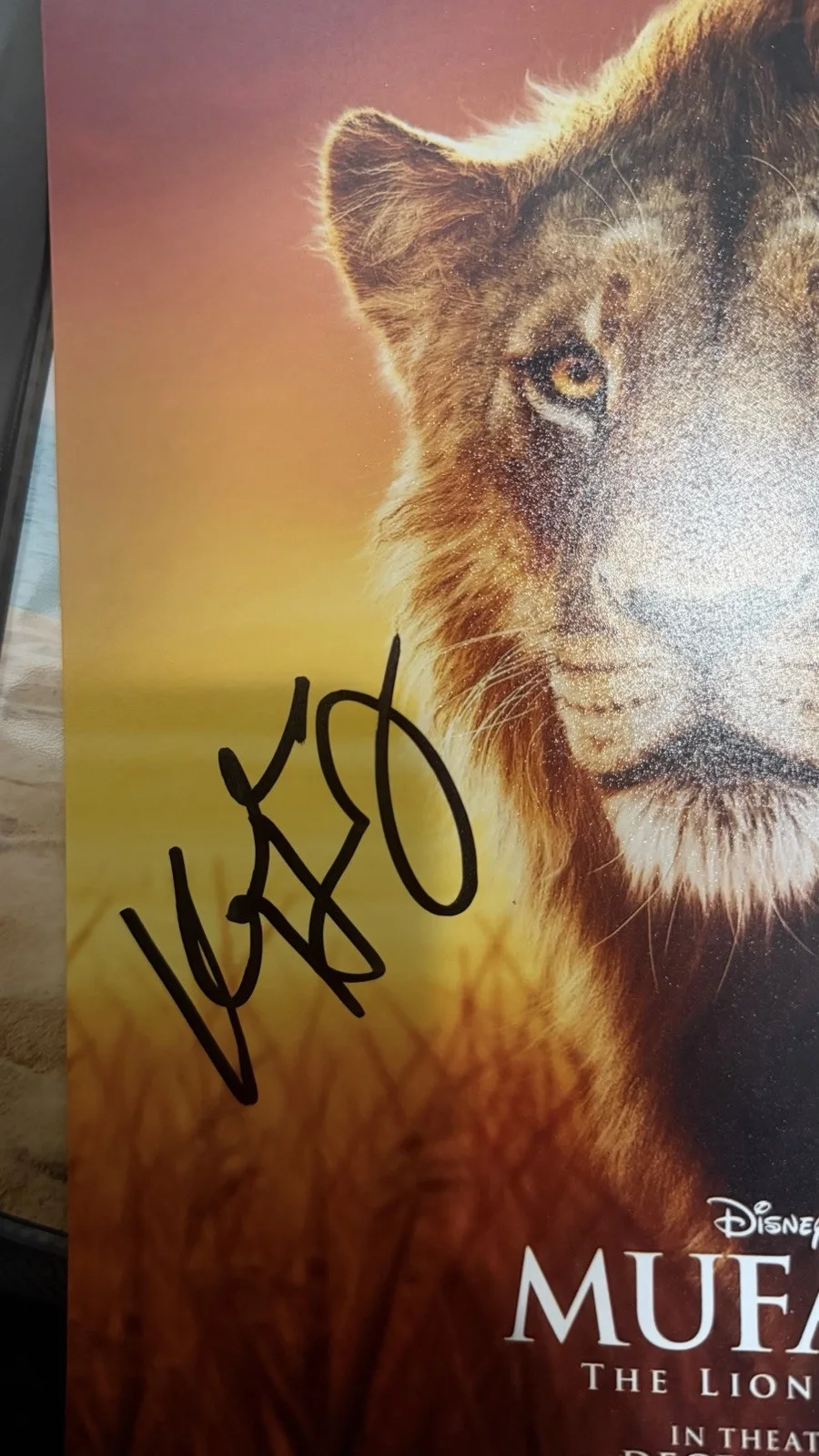 Kelvin Harrison, Jr — Kelvin Harrison, Jr. Disney The Lion King SIGNED 'Taka’ 8x10 Photo Autograph, изображение 4
