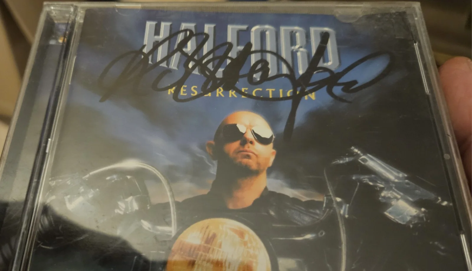 Rob Halford - Autographed Resurrection 2000 CD, изображение 2