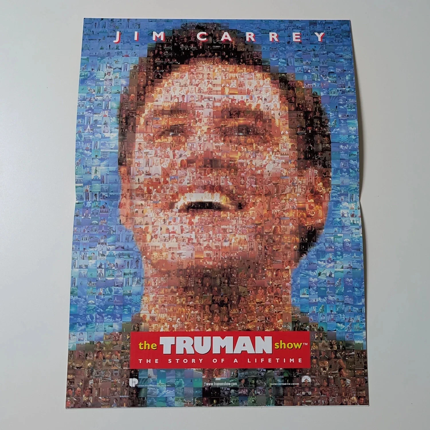 The TRUMAN SHOW (1998) Vintage Japanese Movie Programme! Jim CARREY Laura LINNEY, изображение 2
