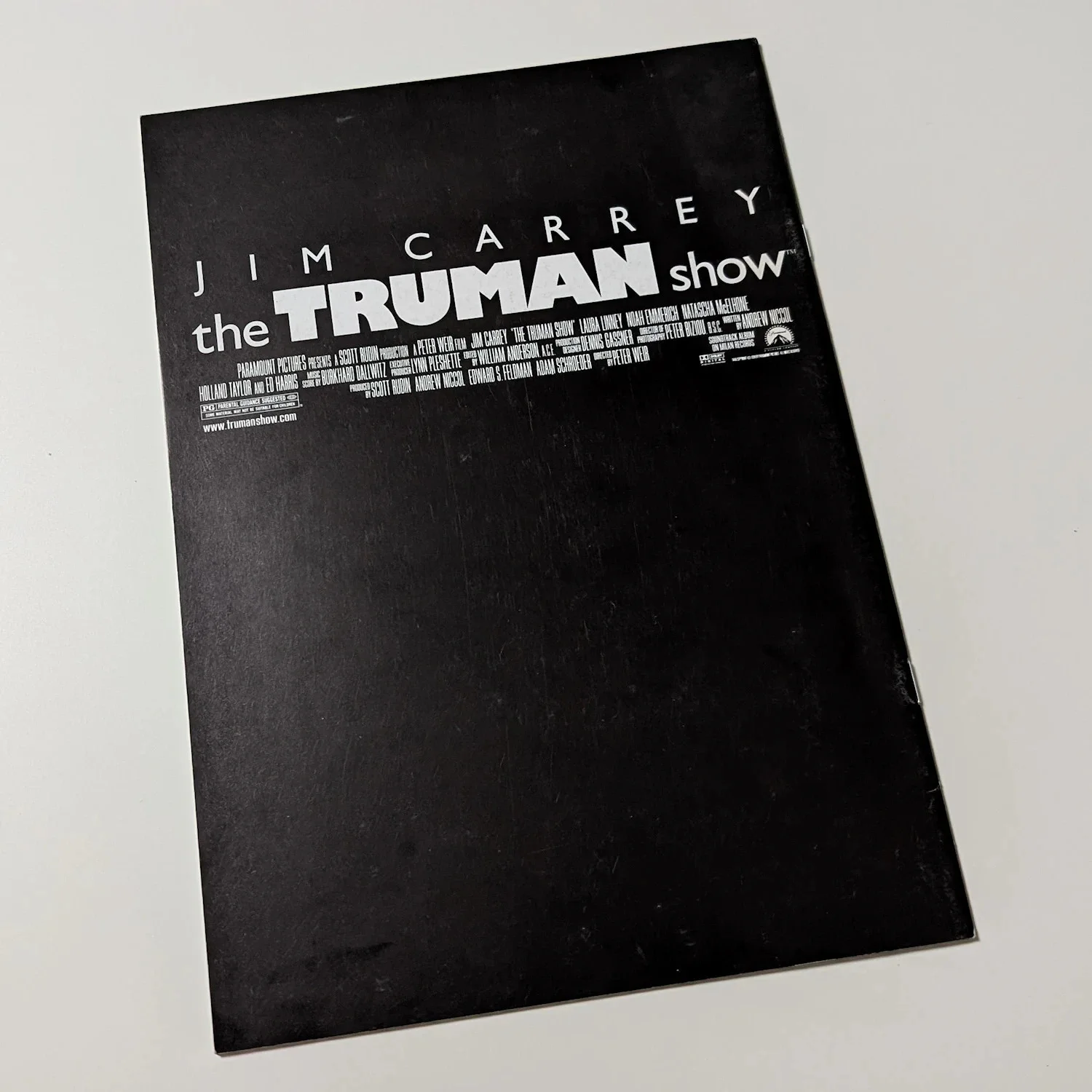 The TRUMAN SHOW (1998) Vintage Japanese Movie Programme! Jim CARREY Laura LINNEY, изображение 3