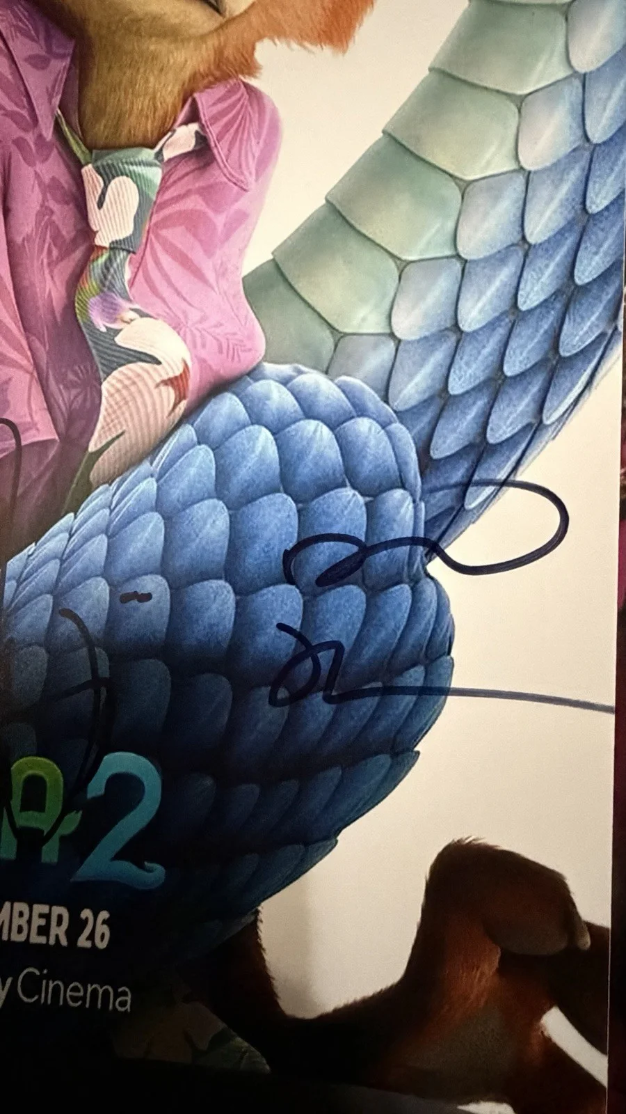 Wilmer Valderrama — Zootopia 2 Signed Cast 12x18 Photo Wilmer Valderrama, Tudyk, Fortune Autograph, image 3