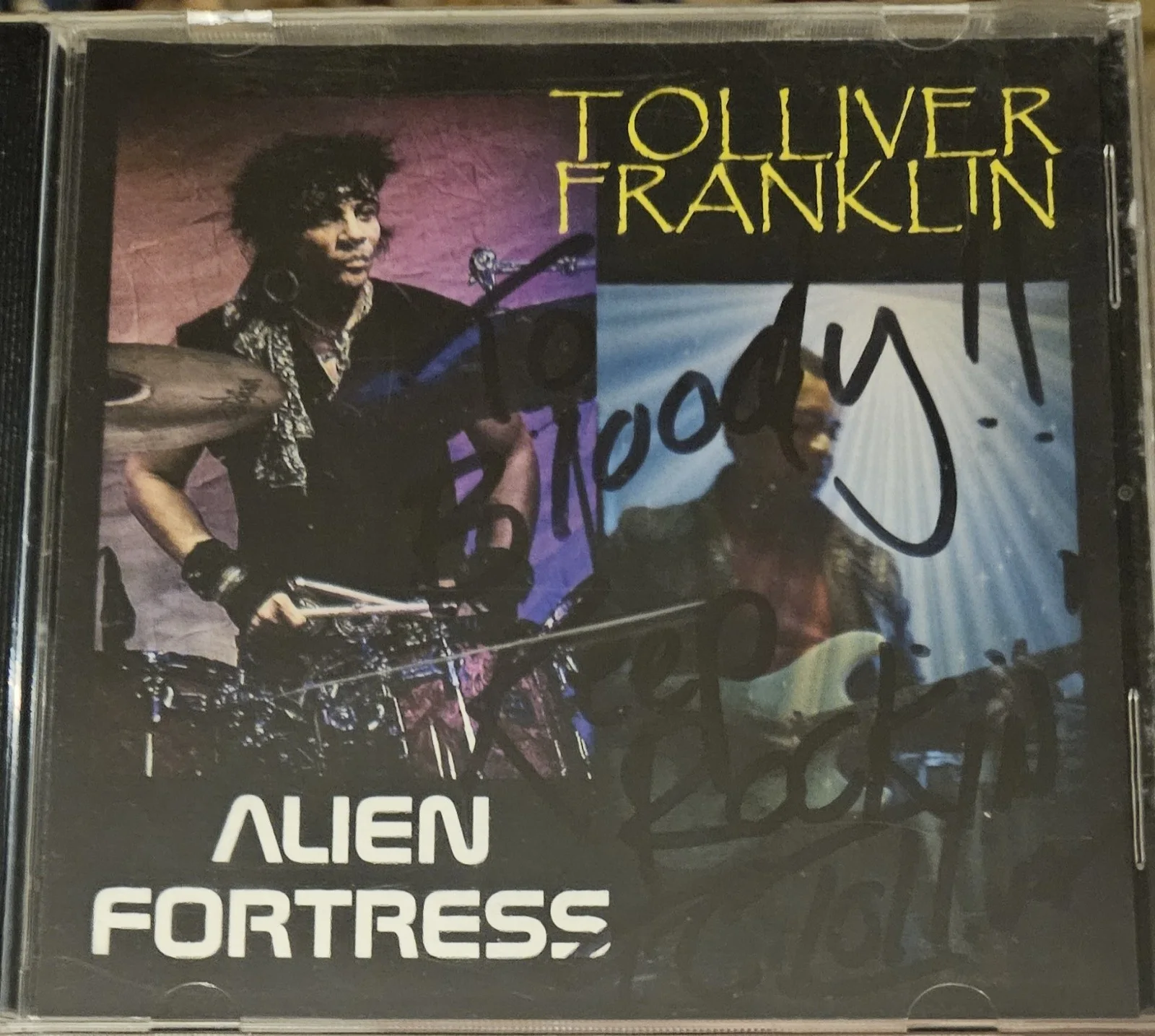 Plasmatics - Drummer TC TOLLIVER Rare autographed 2016 CD, image 2