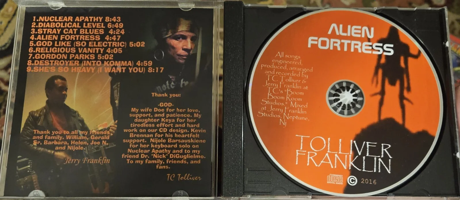 Plasmatics - Drummer TC TOLLIVER Rare autographed 2016 CD, image 5