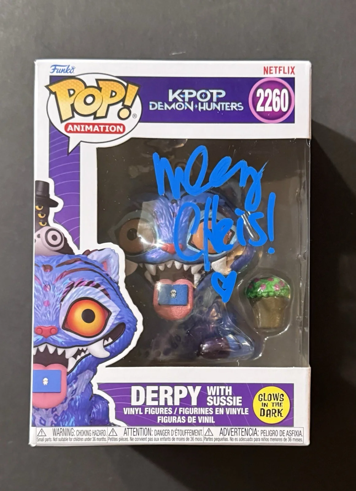 Maggie Kang & Chris Appelhans — Kpop Demon Hunters signed Funko Pop Derpy Creators Maggie Kang Chris Appelhans