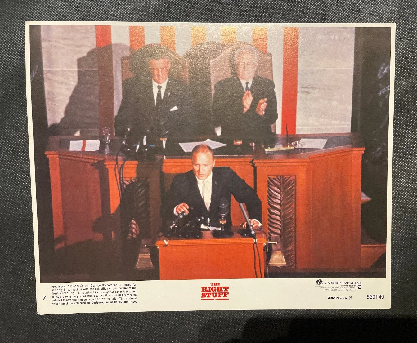 THE RIGHT STUFF 4 LOBBY CARDS 8/10 in 1983 printed in USA- No 2,5,6,7, image 5