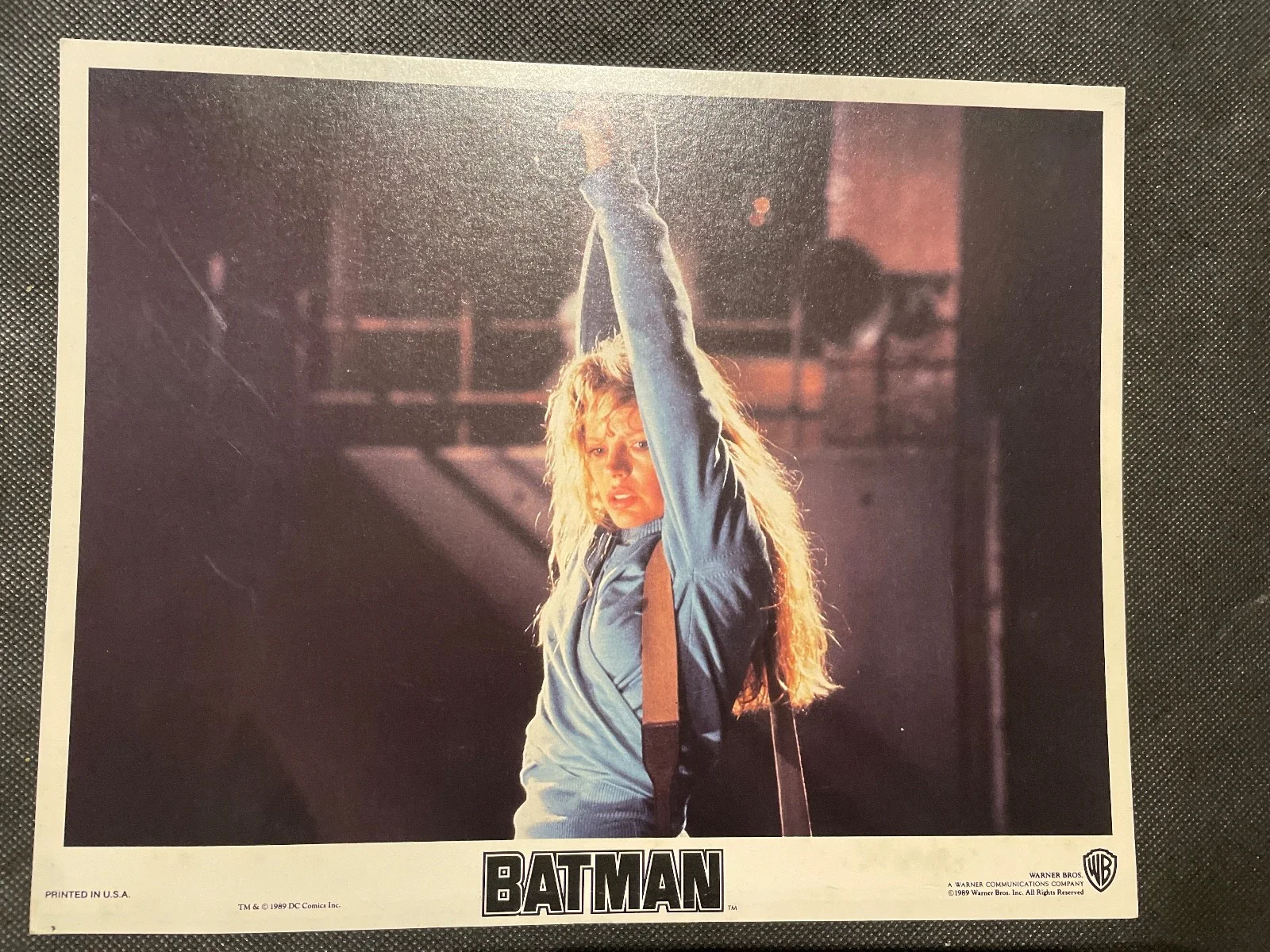 BATMAN 4 lobby cards 8/10 in Warner Bross printed in USA 1989, image 2
