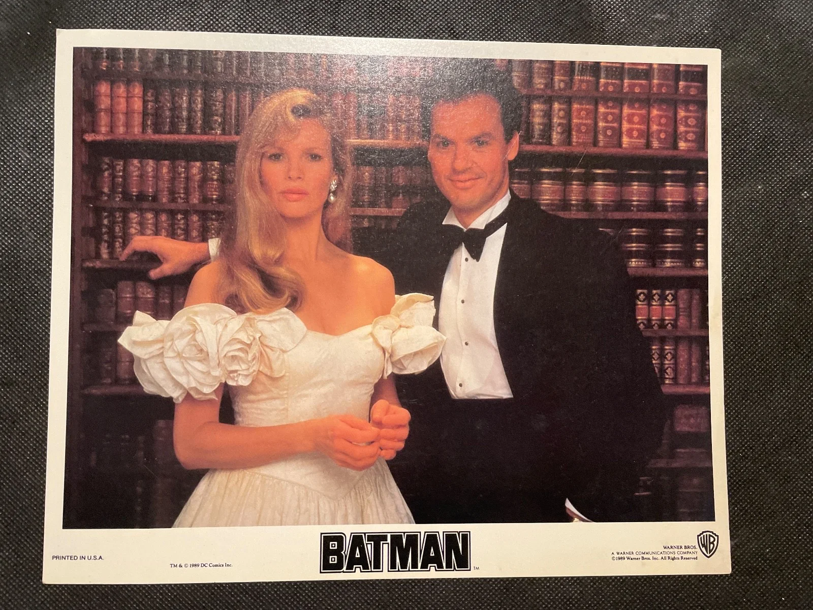 BATMAN 4 lobby cards 8/10 in Warner Bross printed in USA 1989, image 3