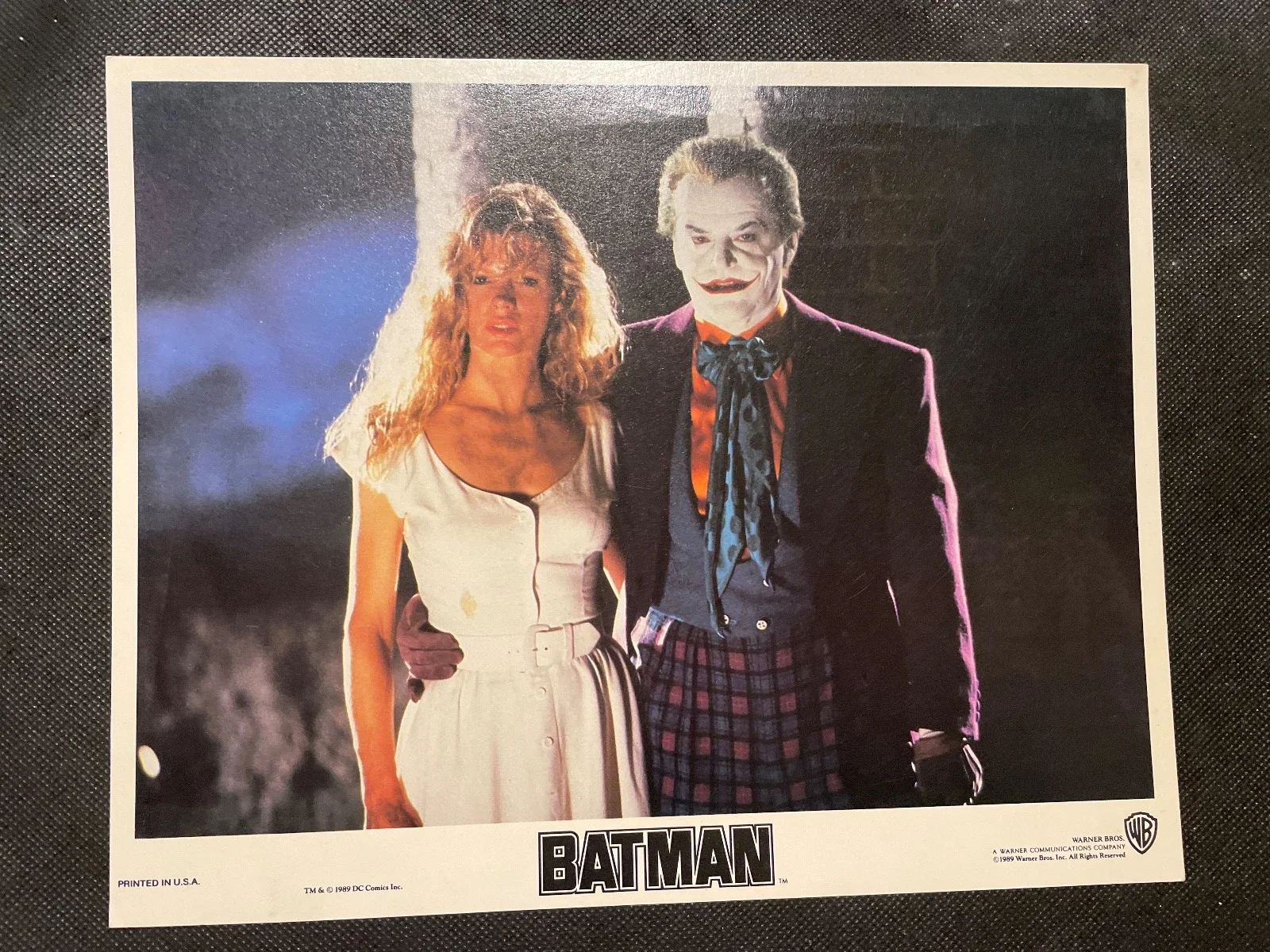BATMAN 4 lobby cards 8/10 in Warner Bross printed in USA 1989, image 4