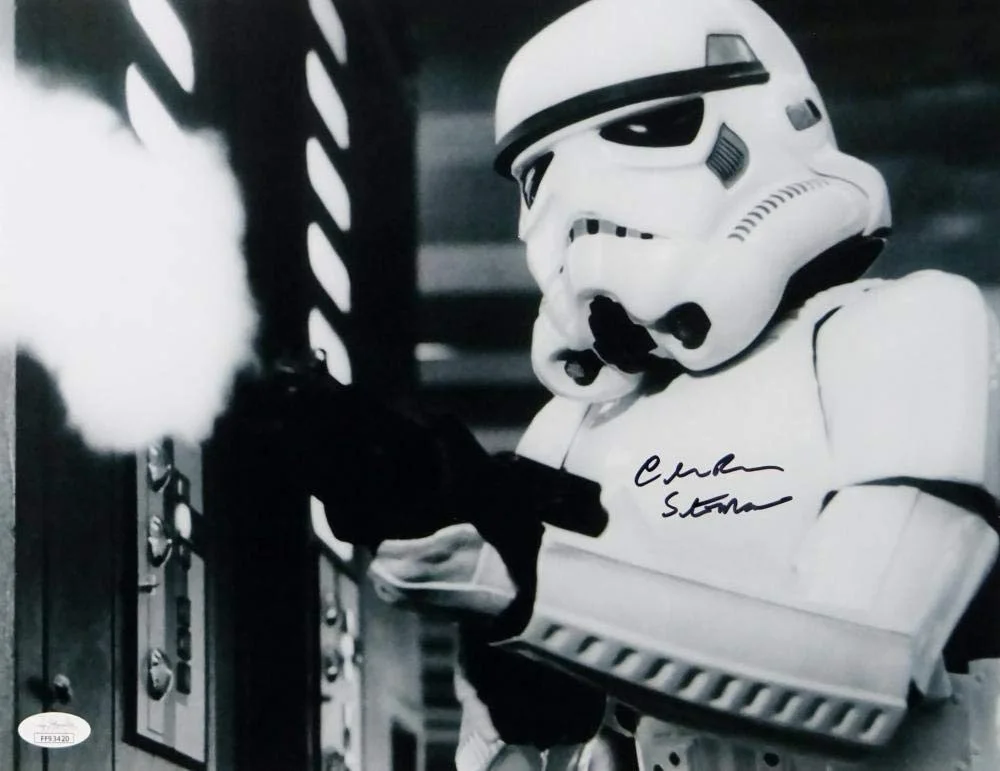 Chris Bunn — Chris Bunn Autographed 11x14 Firing Gun Photo w/ Stormtrooper - JSA Auth *Black, изображение 4