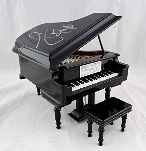 Jamie Foxx — Jamie Foxx Autographed Ray Mini Piano - JSA W Auth *Silver, image 4