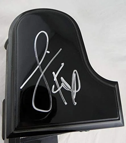 Jamie Foxx — Jamie Foxx Autographed Ray Mini Piano - JSA W Auth *Silver, image 5