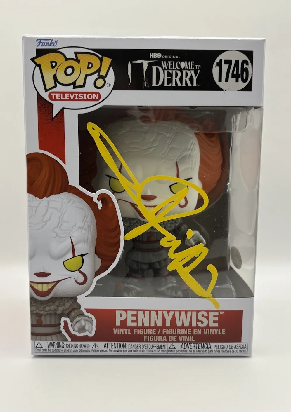 Andy Muschietti — Andy Muschietti Signed Autographed IT Welcome To Derry Funko POP! Figure JSA COA, изображение 2