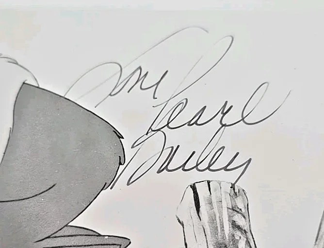 RARE Pearl Bailey Signed Disney Photo BIG MAMA Fox & The Hound 1981 Autograph, изображение 2