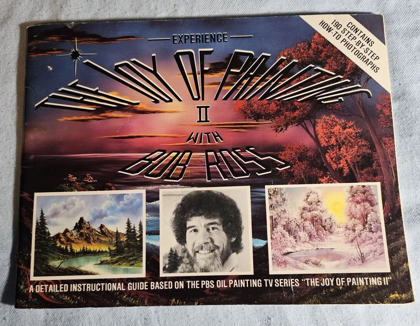 Bob Ross — Bob Ross Joy of Painting II 4th Prnt 1989 Signed w/Event Glossy Photograph, изображение 2