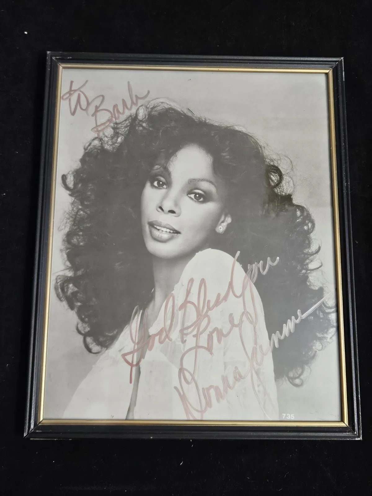DONNA SUMMER — DONNA SUMMER AUTOGRAPH PHOTOGRAPH HAND SIGNED 8X10 AMERICAN SINGER STAR, image 4