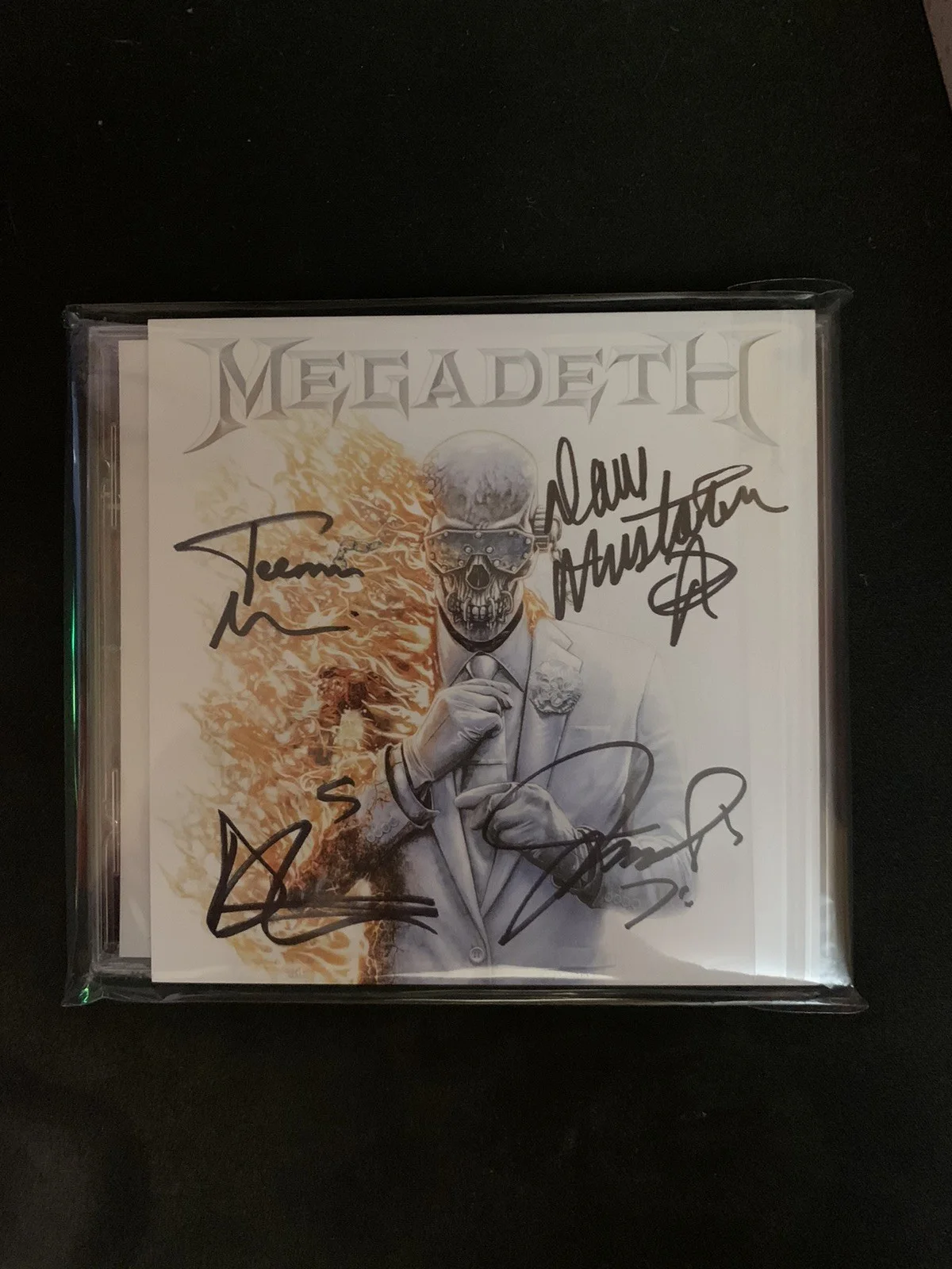 Megadeth Self Titled SIGNED CD 2026 AUTOGRAPHED New Talk Shop, изображение 2