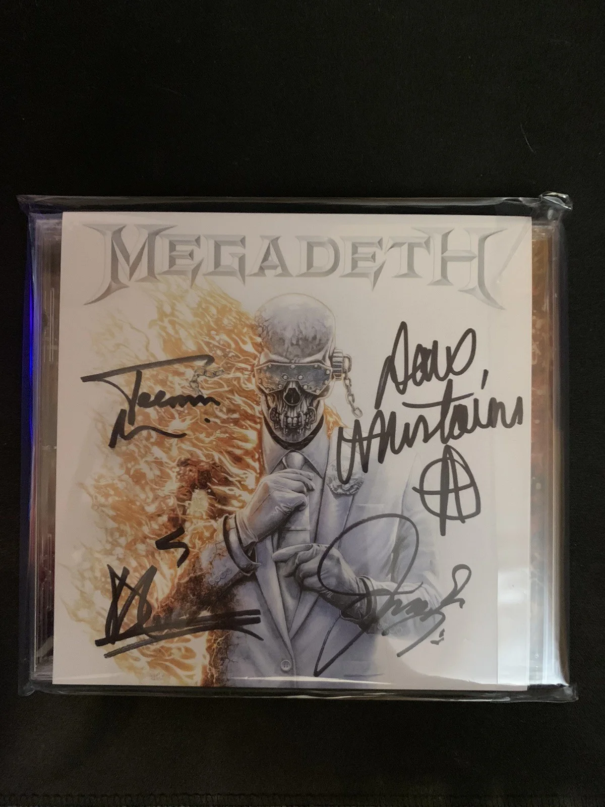 Megadeth Self Titled SIGNED CD 2026 AUTOGRAPHED New Talk Shop, изображение 4