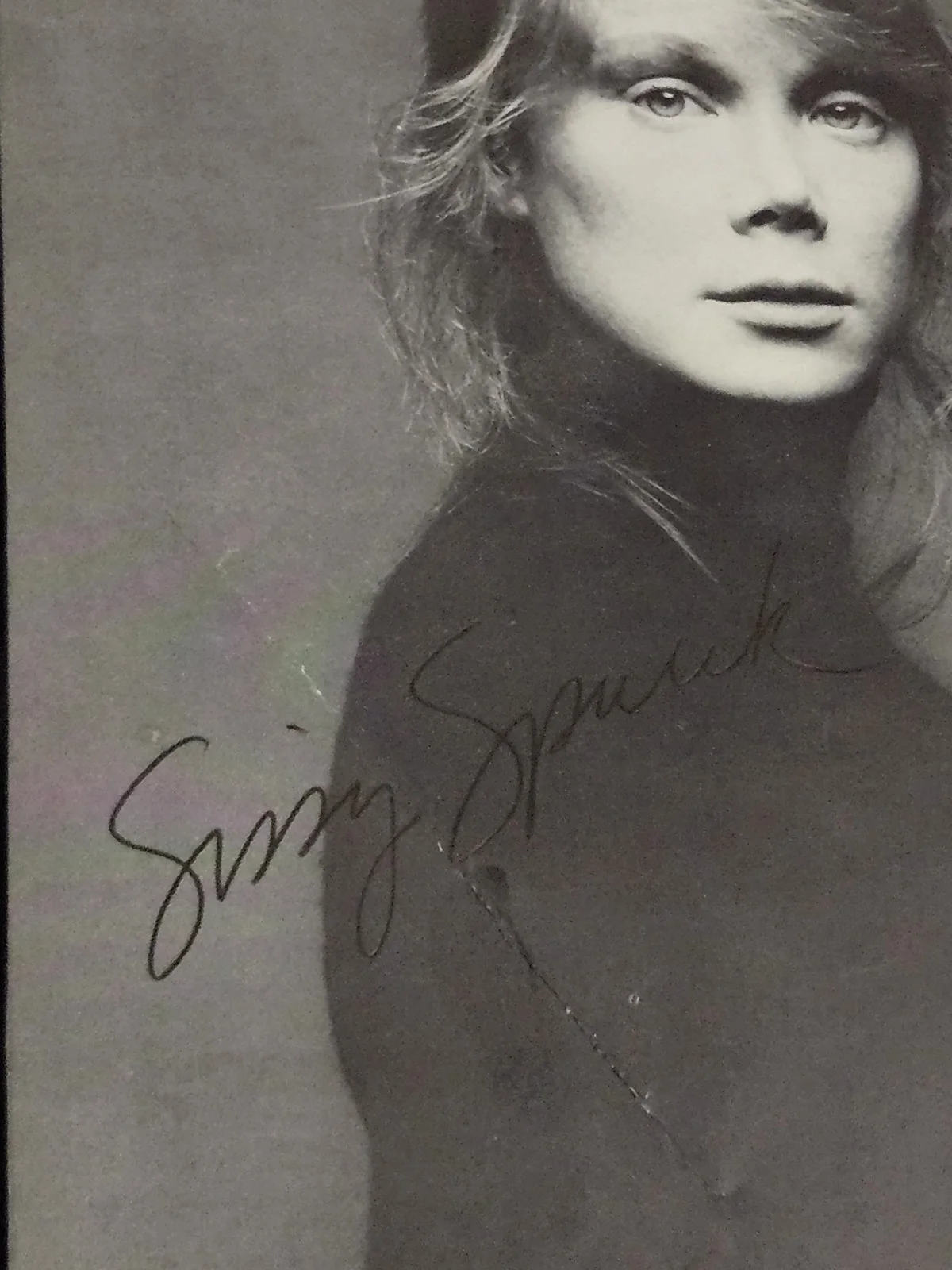 SIISSY SPACEK — SISSY SPACEK AUTOGRAPH PHOTOGRAPH 5 X 5.5 MOVIE STAR HOLLYWOOD COLLECTIBLE, изображение 3