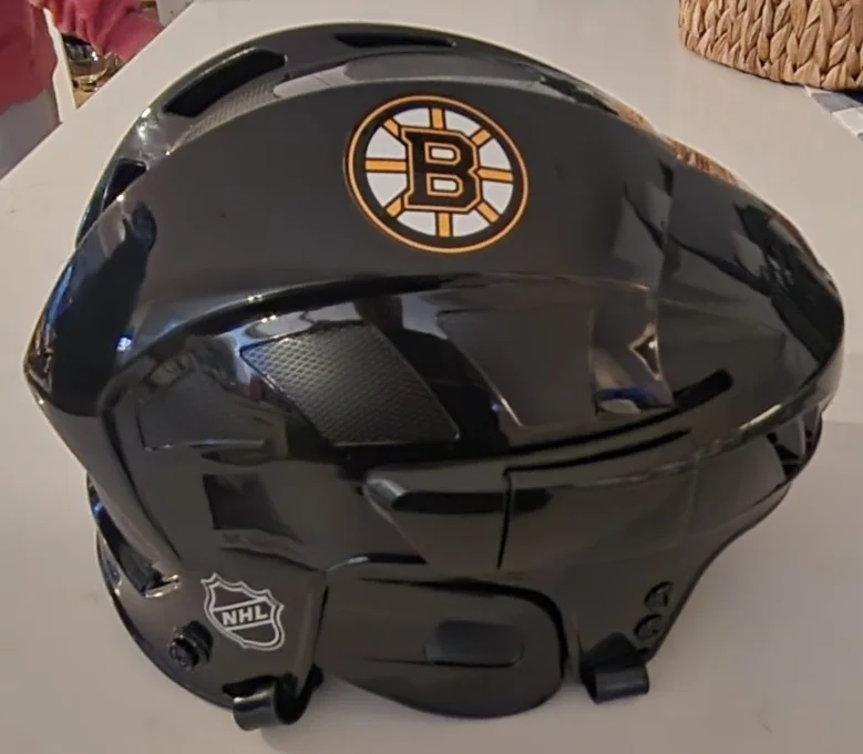 Adam Sandler — Adam Sandler Signed Full-Size Hockey Helmet JSA COA Happy Gilmore Boston Bruins, image 5
