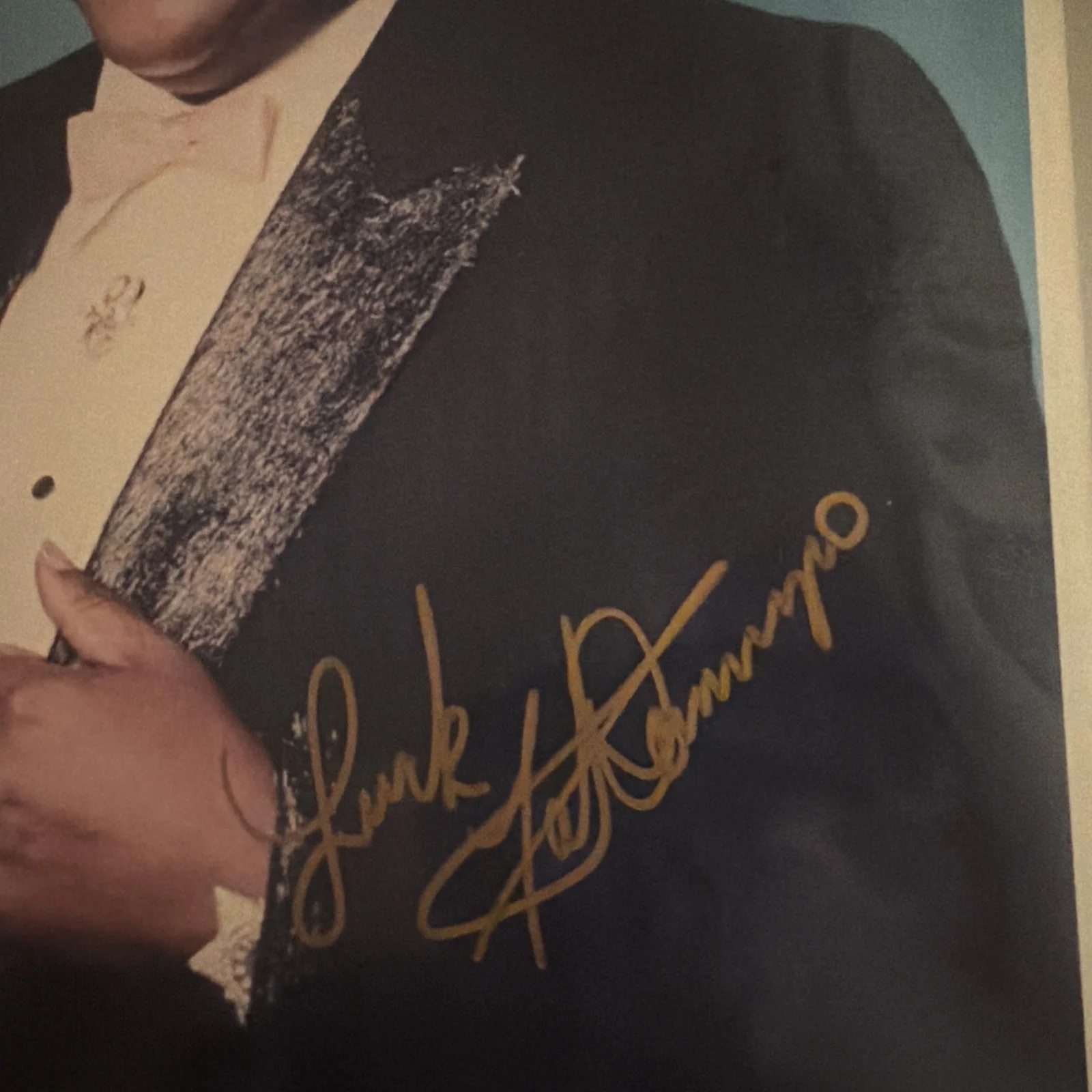 Fats Domino Signed Color Photo Autograph Rock & Roll Hall of Fame, изображение 2