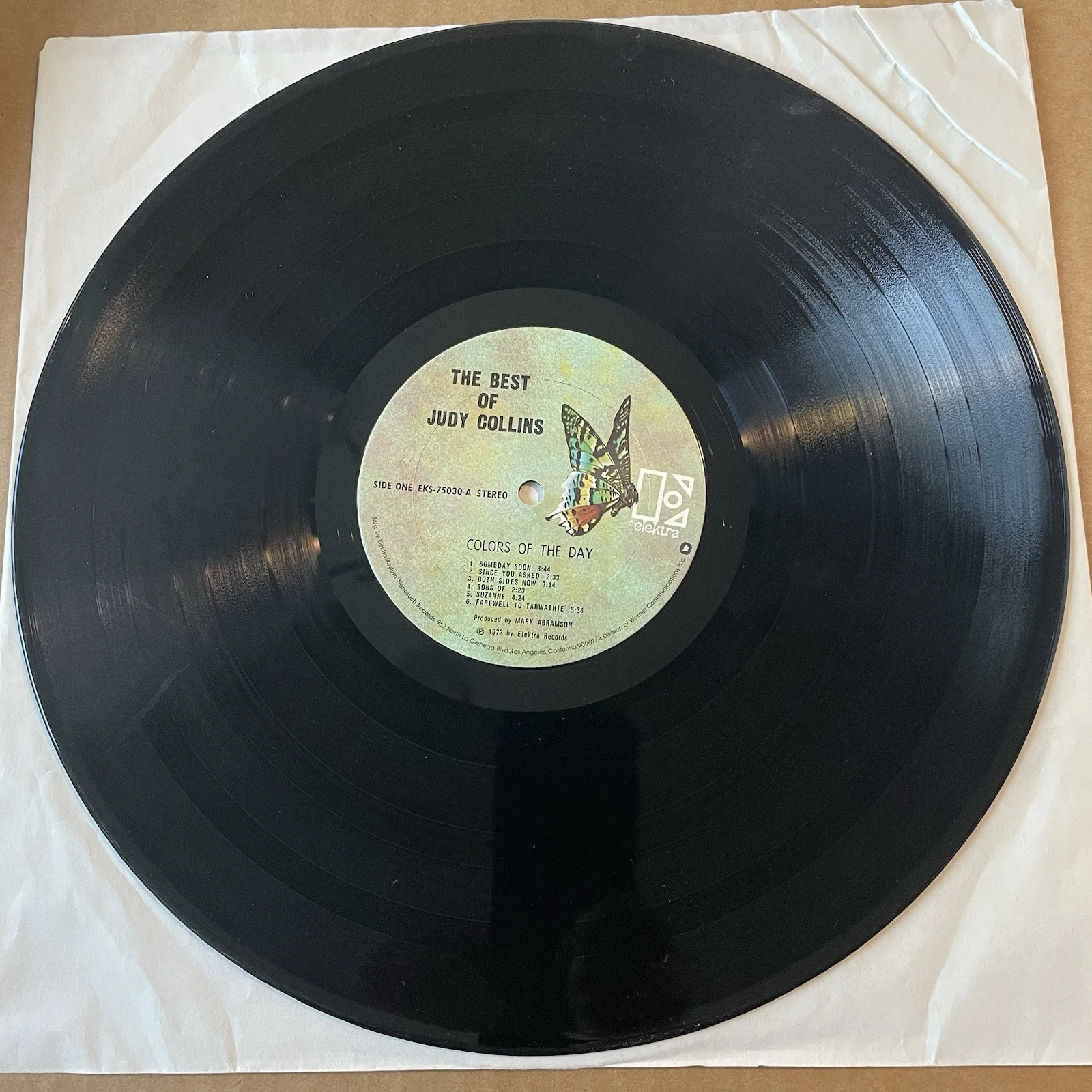 JUDY COLLINS Signed Colors Of The Day Vinyl Record Album Autographed, изображение 2