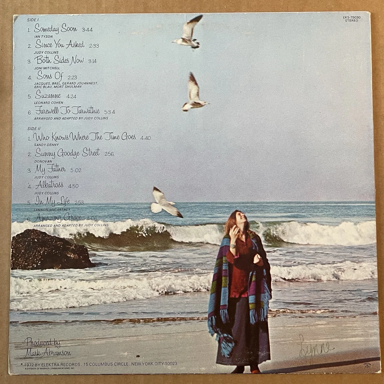 JUDY COLLINS Signed Colors Of The Day Vinyl Record Album Autographed, изображение 4