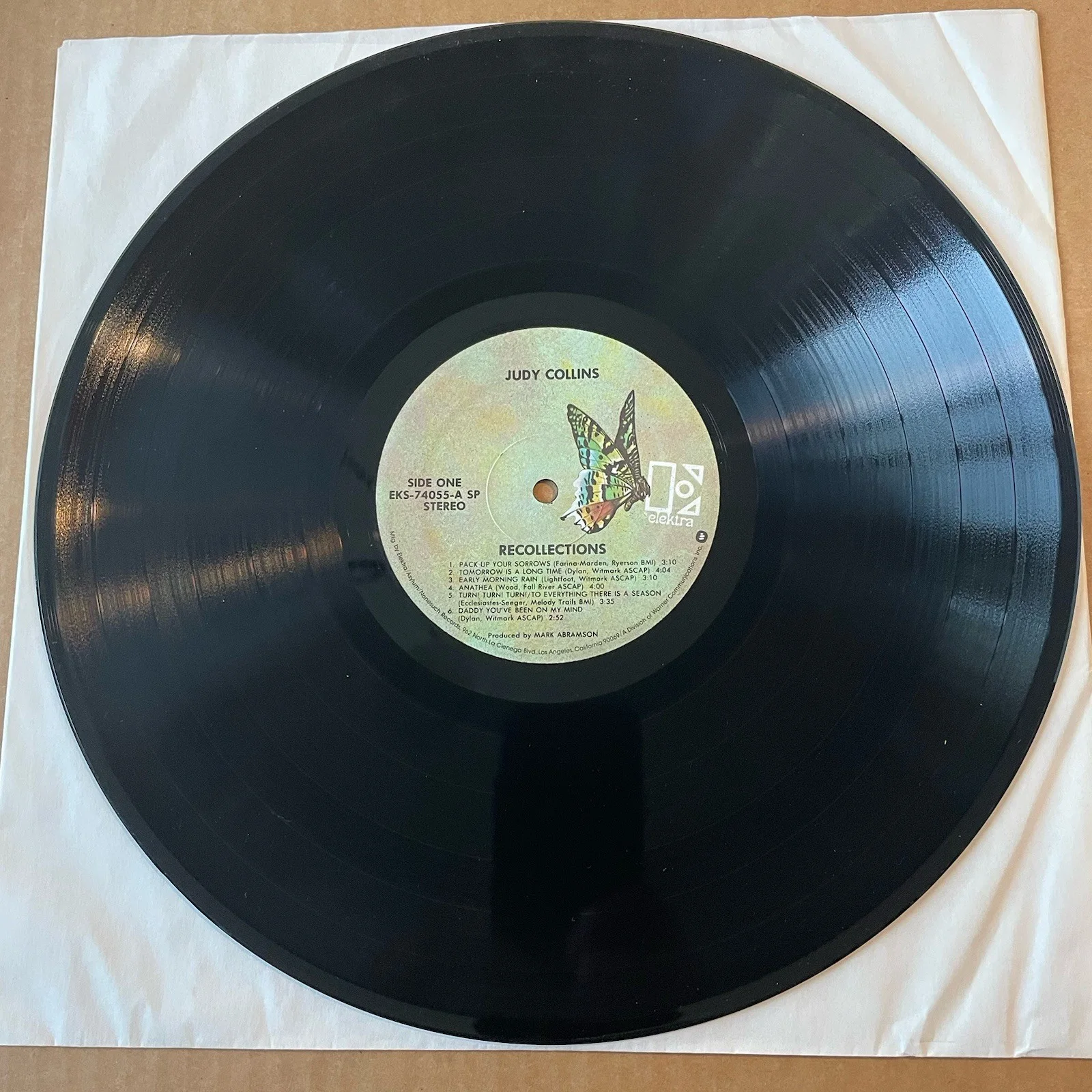 JUDY COLLINS Signed Autographed Recollections Record Album LP, image 2