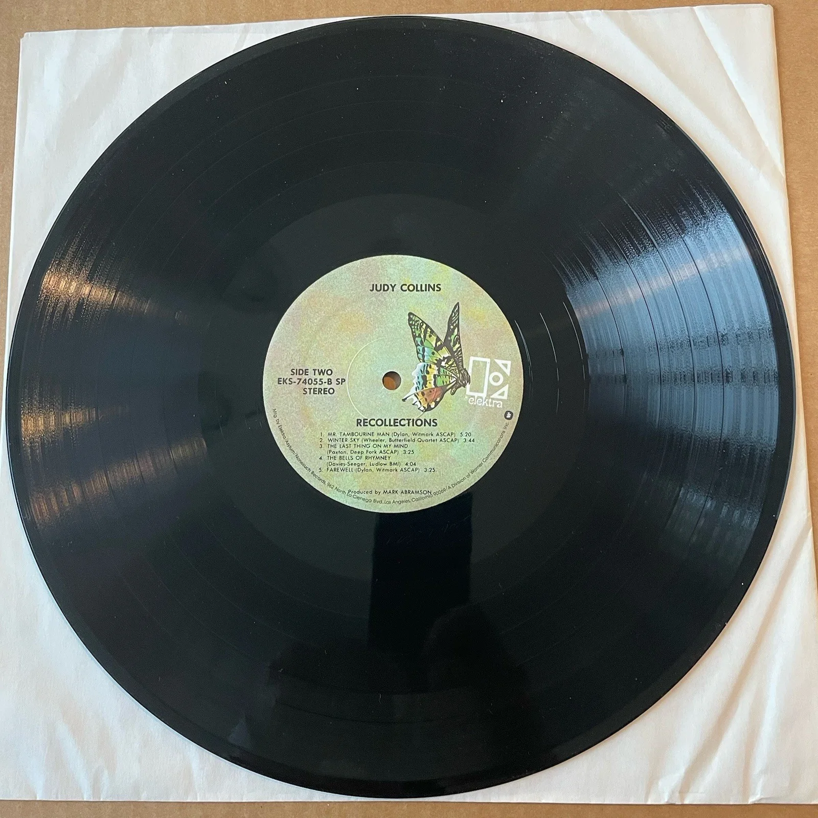 JUDY COLLINS Signed Autographed Recollections Record Album LP, image 3
