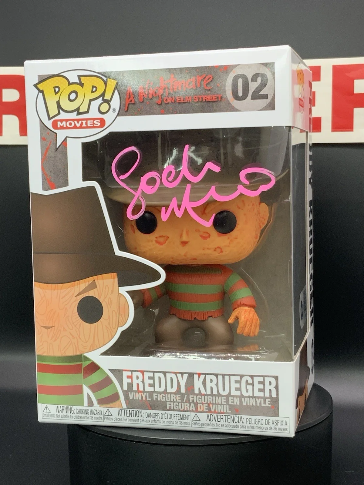 Lochlyn Munro — Lochlyn Munro Signed Freddy Krueger Funko Pop #02 Freddy Vs Jason SWAU