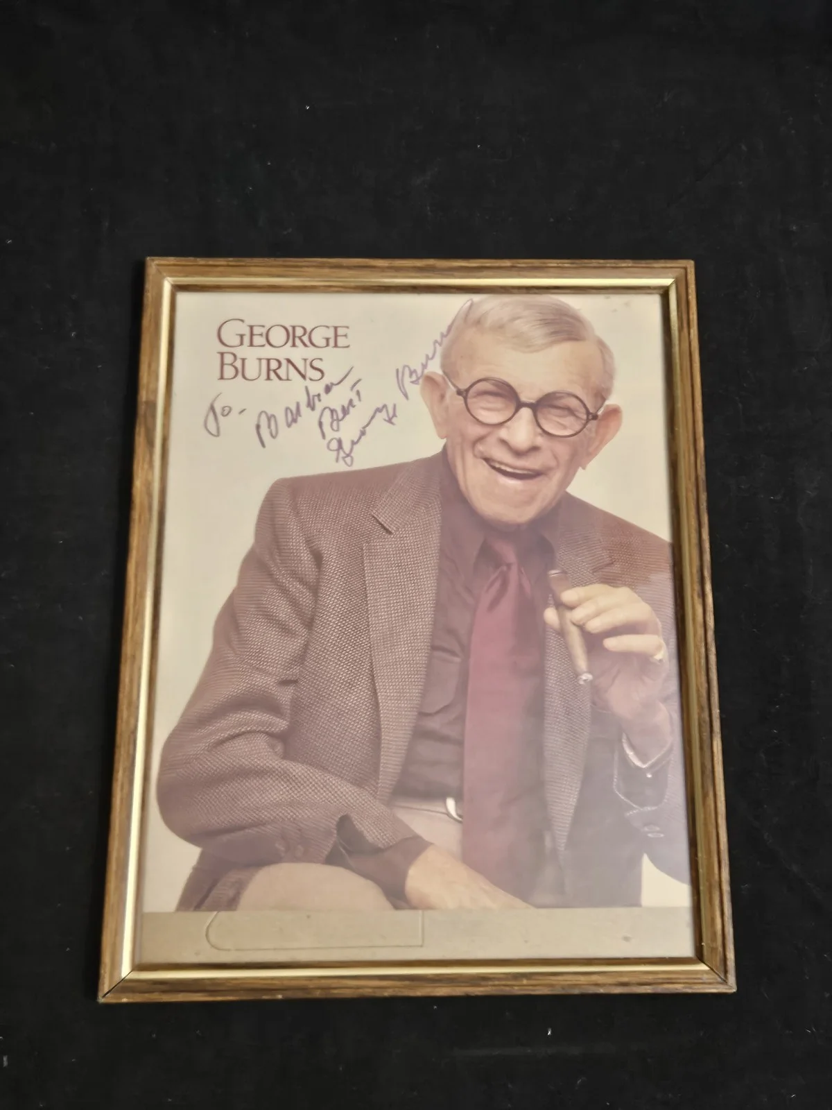 GEORGE BURNS — GEORGE BURNS AUTOGRAPH MAGAZINE PAGE 8X10 MOVIE STAR HOLLYWOOD COLLECTIBLE MEMOR, изображение 5