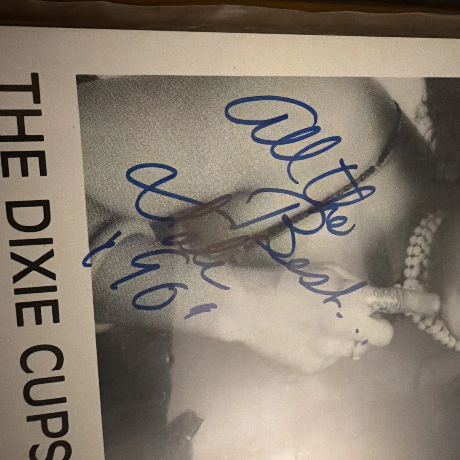 The Dixie Cups Signed Photo Autograph – All 3 Members Vintage B&W Promo, изображение 2
