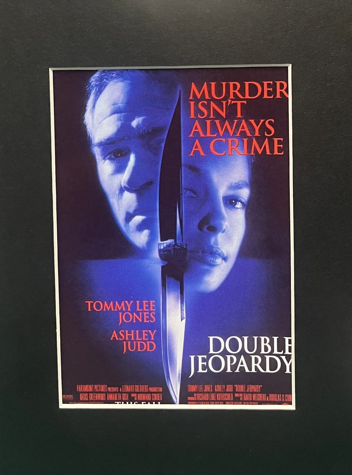 DOUBLE JEOPARDY. 35mm Film Cell Mounted Display, image 2