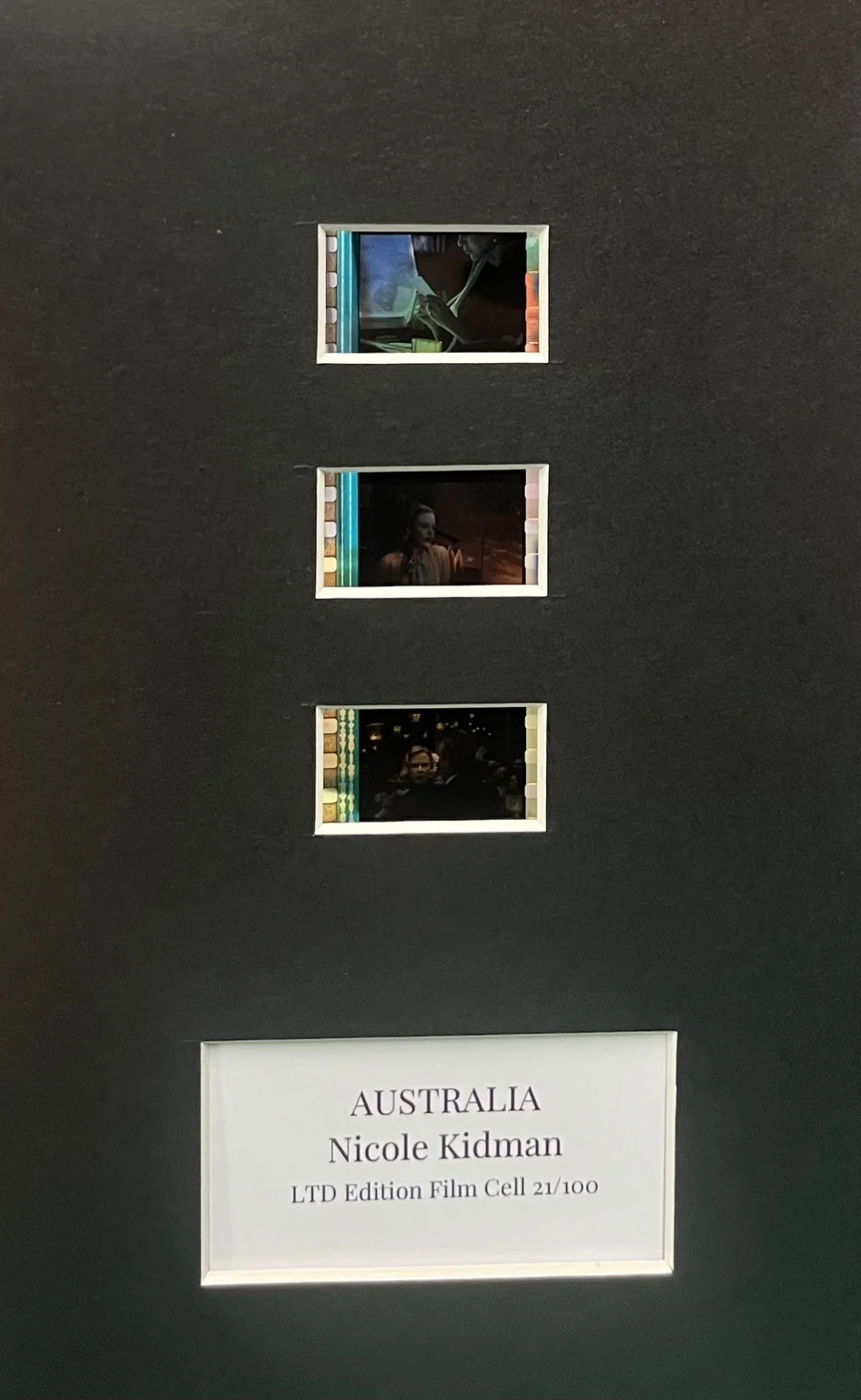 AUSTRALIA 35mm Film Cell Mounted Display, image 2