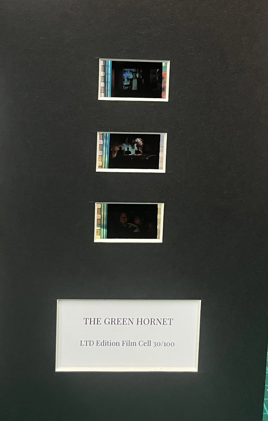 THE GREEN HORNET 35mm Film Cell Mounted Display, image 2