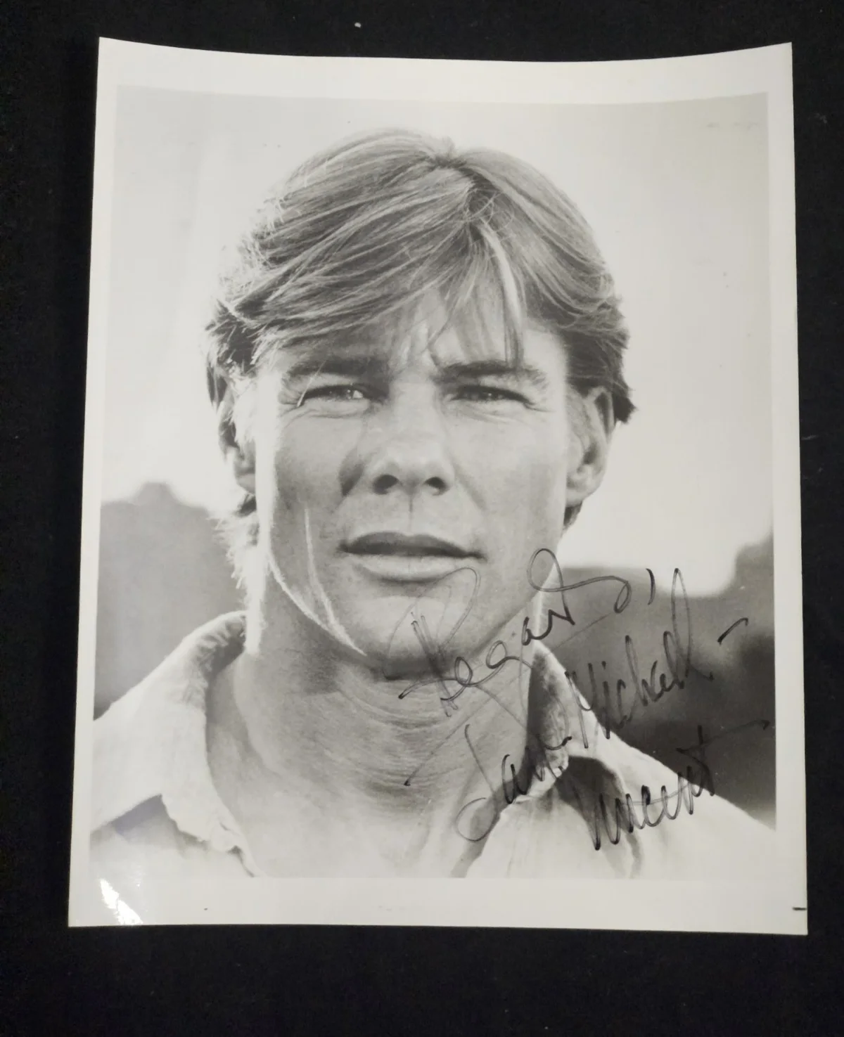 JAN MICHAEL VINCENT — JAN MICHAEL VINCENT AUTOGRAPH PHOTOGRAPH VINTAGE 8X10 MOVIE STAR HOLLYWOOD STUD