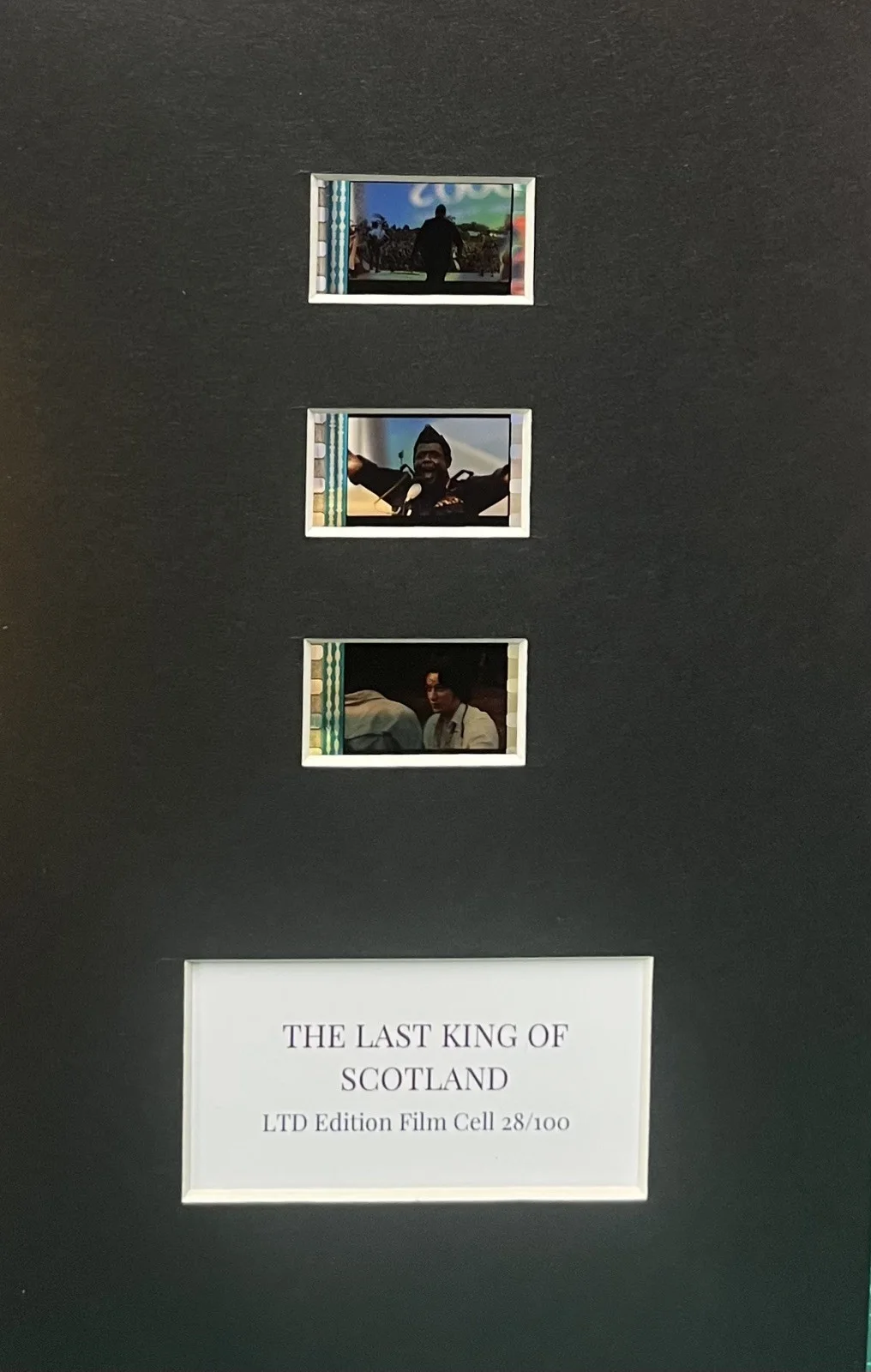 THE LAST KING OF SCOTLAND. 35mm Film Cell Mounted Display, изображение 2