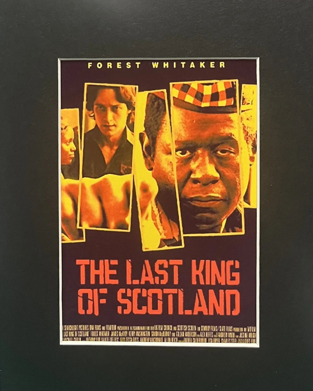 THE LAST KING OF SCOTLAND. 35mm Film Cell Mounted Display, изображение 3