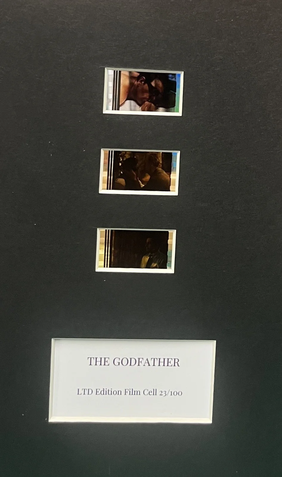 THE GODFATHER PART I. 35mm Film Cell Mounted Display, изображение 2