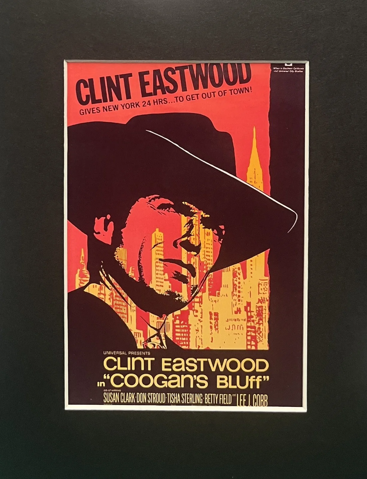 COOGANS BLUFF 35mm Film Cell MOUNTED DISPLAY, image 2