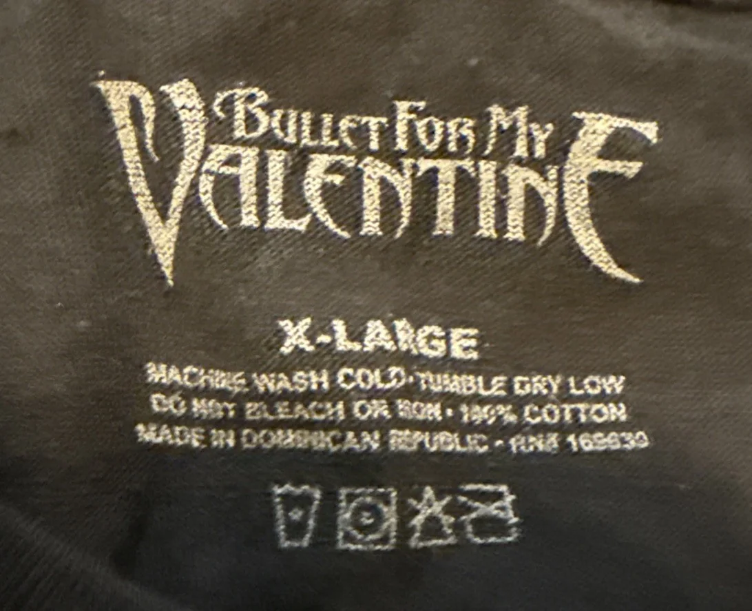Ultra Rare Lot Of Bullet For My Valentine Signed Items Plus Shirt & Bag, изображение 3
