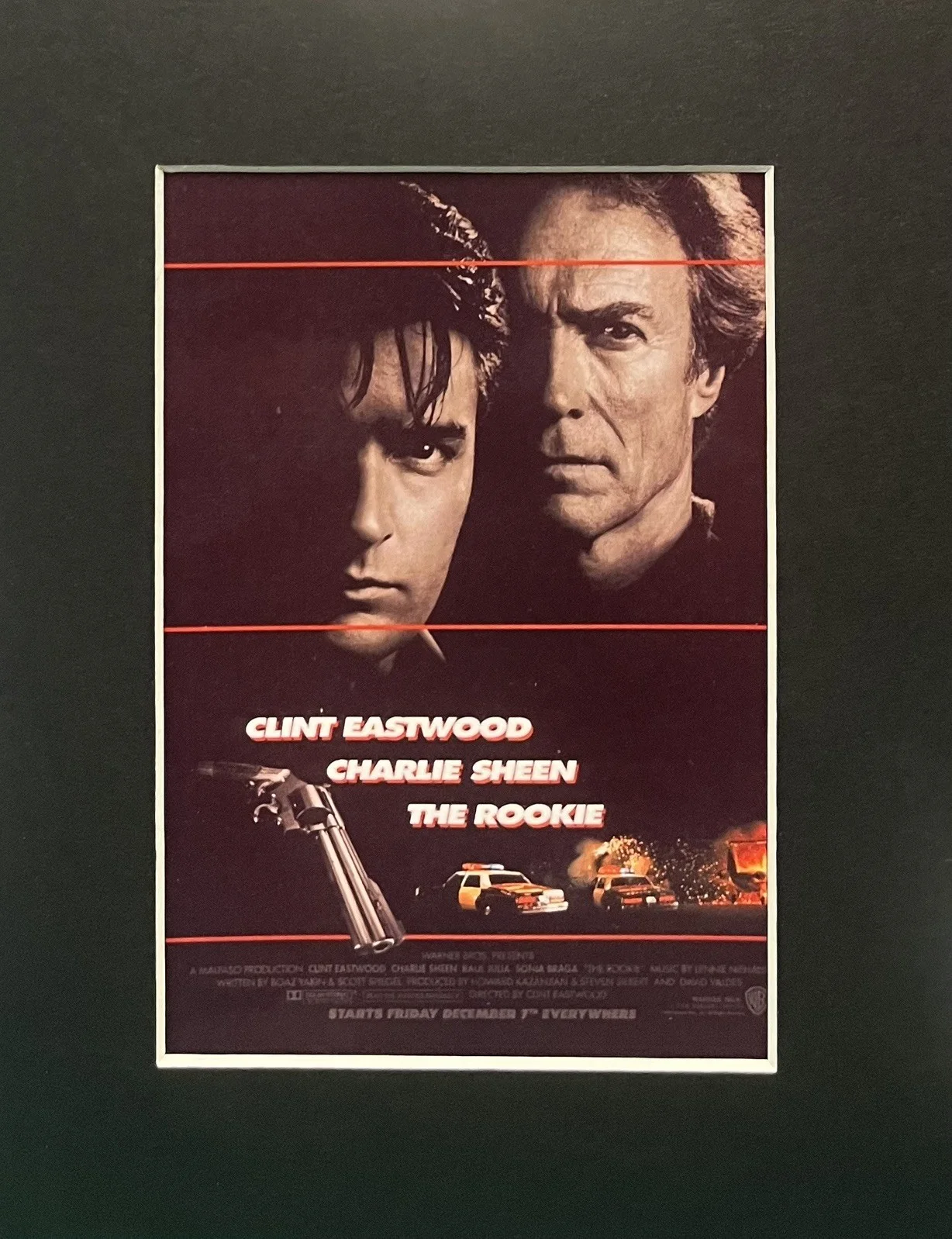 THE ROOKIE 35mm Film Cell MOUNTED DISPLAY, image 3